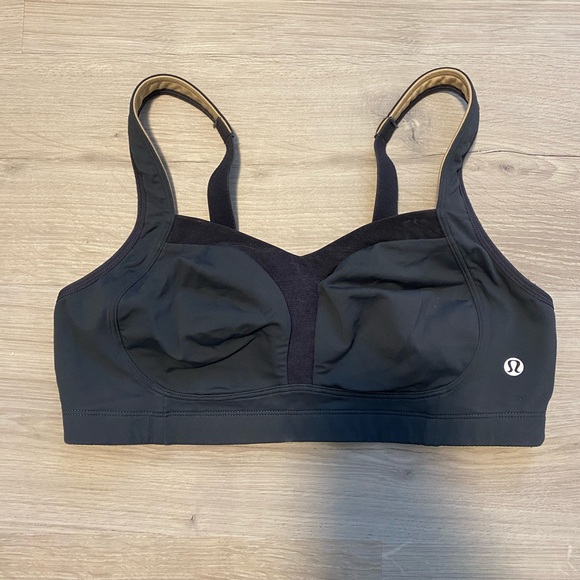 lululemon athletica Other - Lululemon Charcoal Grey TaTa Tamer Sports Bra